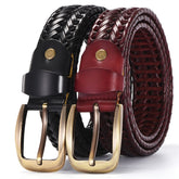 Leather Pin Buckle Handmade Pant Trendy Casual Belt